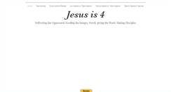 Desktop Screenshot of jesusis4.org