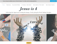 Tablet Screenshot of jesusis4.org